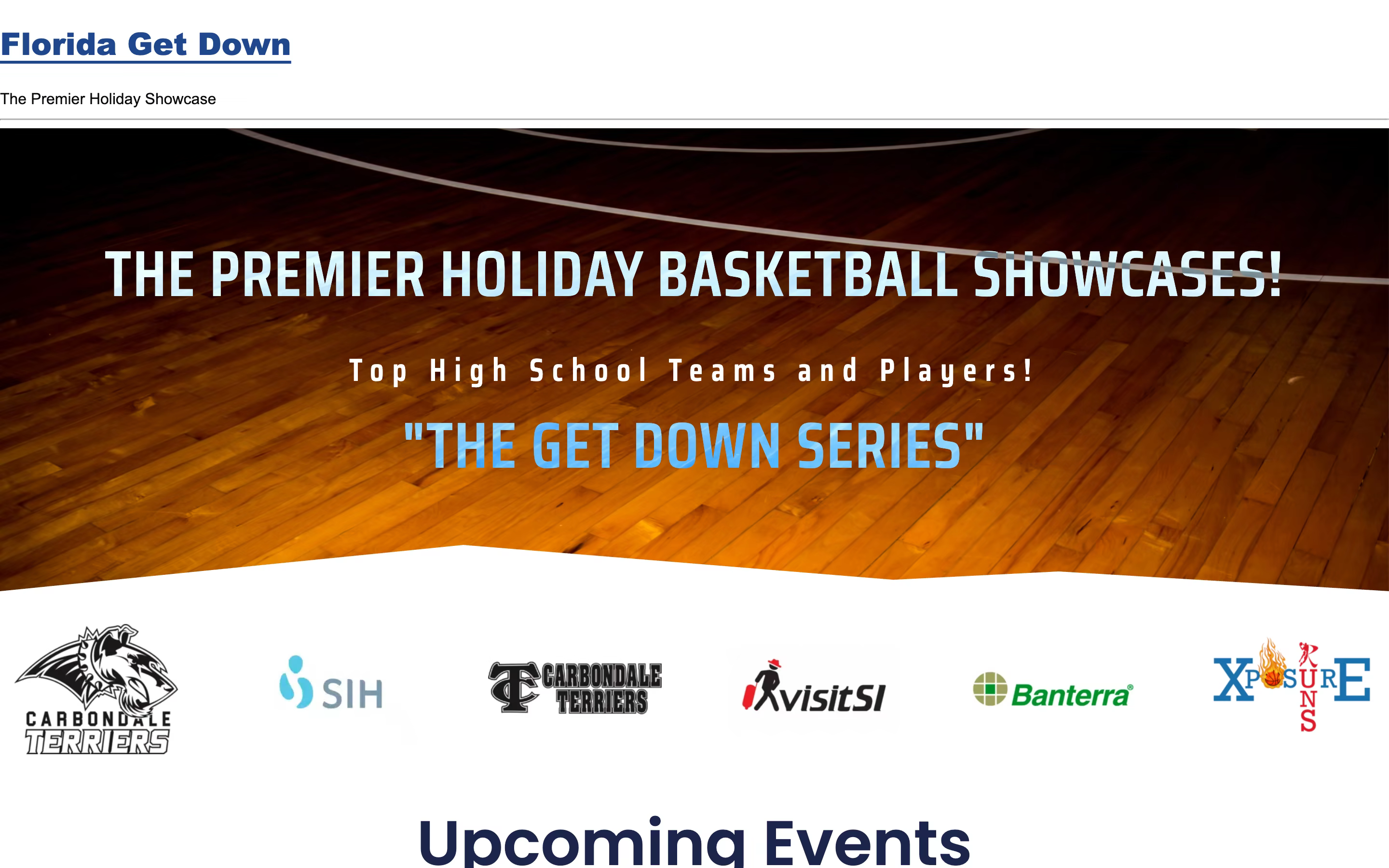 Legacy Florida Get Down homepage